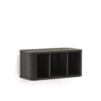 Meuble de salle de bain Mailen en contreplaqué de frêne