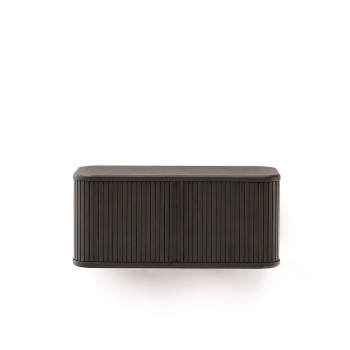 Meuble de salle de bain Mailen en contreplaqué de frêne