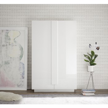 JUPITER Meuble de rangement 2 portes 121x44x193 cm