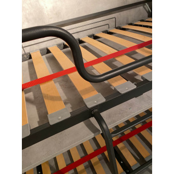 Mod.Kando Doppio - Lit double escamotable Kando avec matelas en cachemire