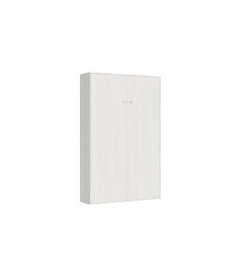 Mod.Kentaro 1 lit et demi carré 120 - Lit escamotable Kentaro 1 lit et demi 120 frêne blanc