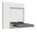 Lit escamotable vertical Kentaro 160 cm avec colonne et éléments hauts 