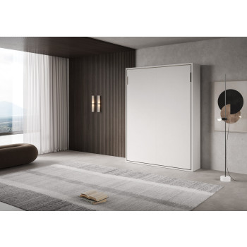 Mod. Versia French 140 cm - Lit double escamotable Versia argile 140 cm