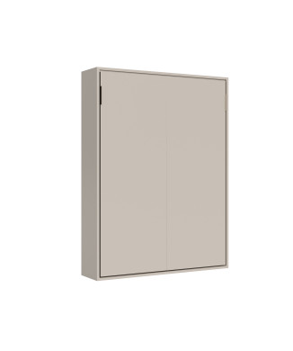 Mod. Versia French 140 cm - Lit double escamotable Versia argile 140 cm