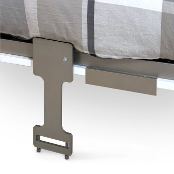 Mod. Versia French 140 avec canapé - Lit double escamotable français 140 Versia avec canapé argile