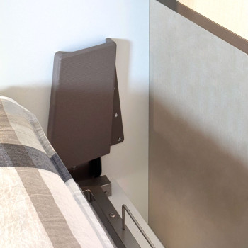 Lit double Mod. Versia 160 cm - Lit escamotable Versia en argile 160 cm