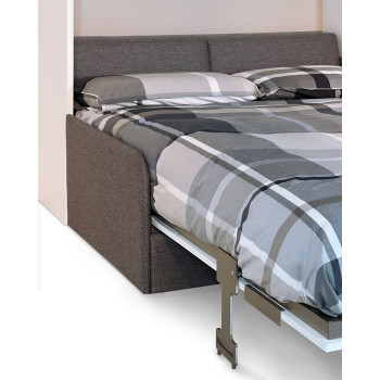 Mod. Versia lit double 160 avec canapé - Versia lit double escamotable 160 avec canapé couleur argile