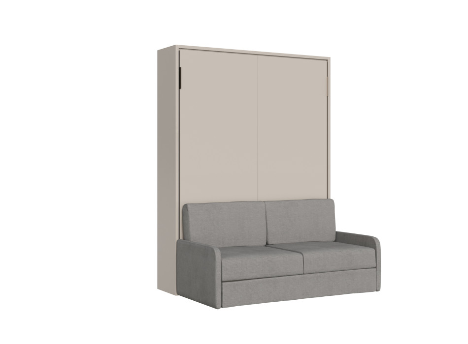 Mod. Versia lit double 160 avec canapé - Versia lit double escamotable 160 avec canapé couleur argile