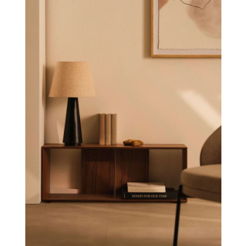 Petit module bibliothèque plaqué Litto 101 x 38 cm