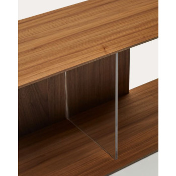 Petit module bibliothèque plaqué Litto 101 x 38 cm