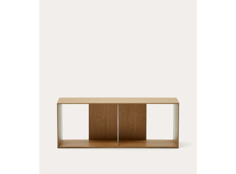 Petit module bibliothèque plaqué Litto 101 x 38 cm