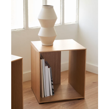 Petit module bibliothèque plaqué Litto 34 x 38 cm