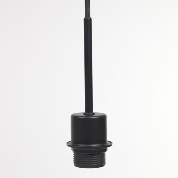 Plafonnier Fulvia avec structure en métal et finition noire