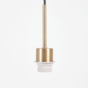 Plafonnier Fulvia avec structure en métal et finition noire