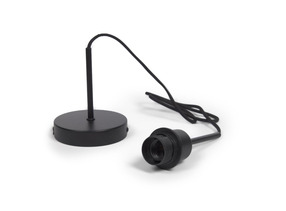 Plafonnier Fulvia avec structure en métal et finition noire