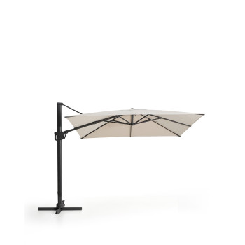 Parapluie Noli beige excentrique avec structure en aluminium