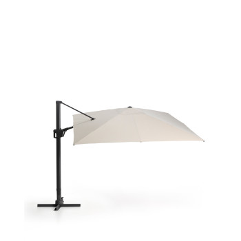 Parapluie Noli beige excentrique avec structure en aluminium