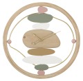 HORLOGE MURALE COLORÉE