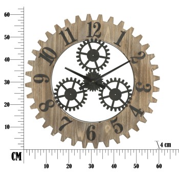 HORLOGE MURALE PLUS GEAR