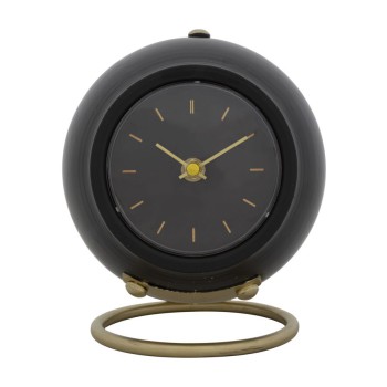 HORLOGE DE TABLE BOULE NOIRE