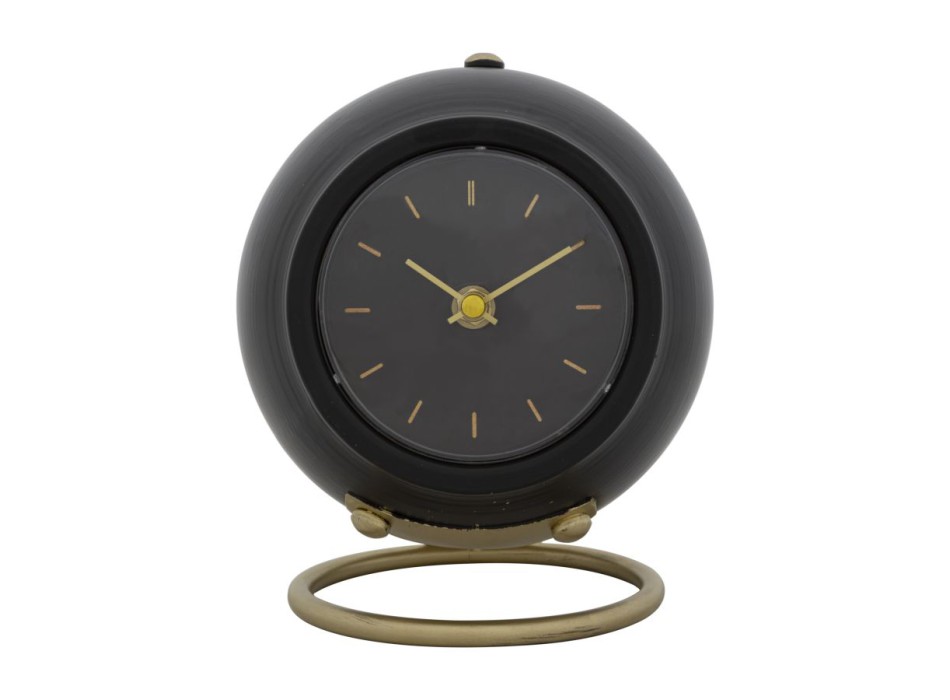 HORLOGE DE TABLE BOULE NOIRE