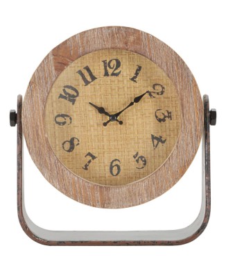 HORLOGE DE TABLE RONDE