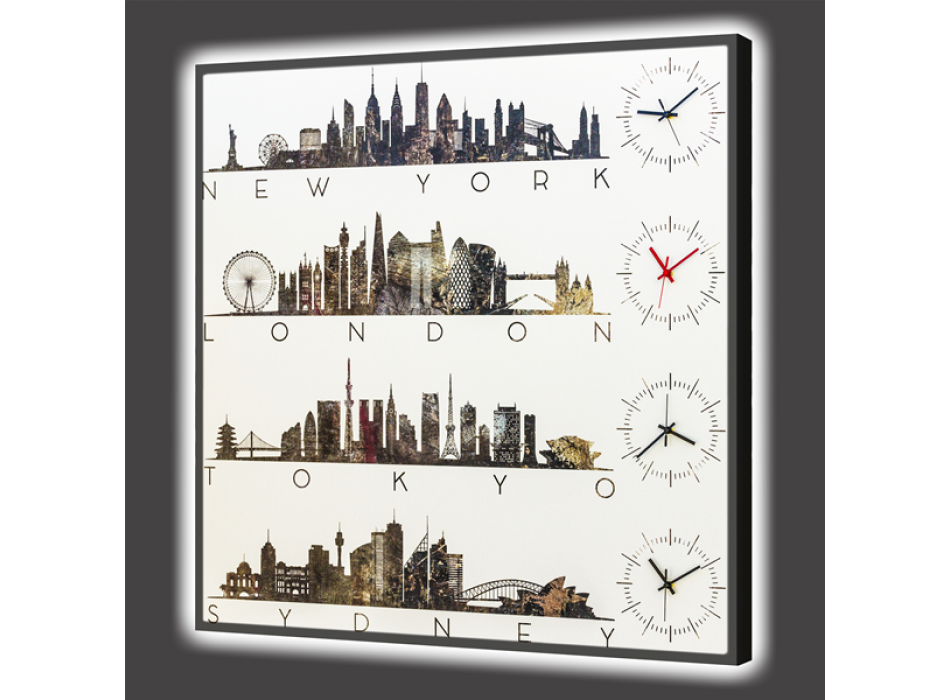 Montre LUMINEUSE VILLE DU MONDE GL6798 PINTDECOR