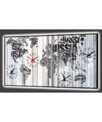 Montre LUMINEUSE LE MONDE GL3534 PINTDECOR