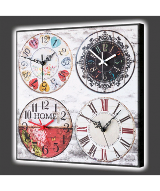 Montre LUMINEUSE HEURE ROMANTIQUE GL3522 PINTDECOR