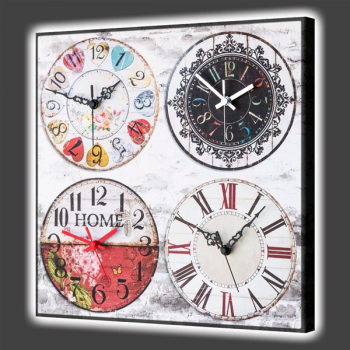 Montre LUMINEUSE HEURE ROMANTIQUE GL3522 PINTDECOR