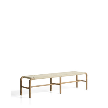 Banc Alipa en bois d'acacia massif et corde