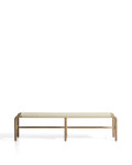 Banc Alipa en bois d'acacia massif et corde