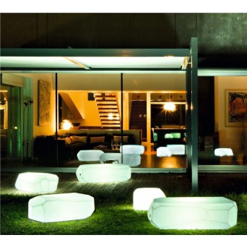 BANC MOYEN METEOR AVEC LUMIÈRE SERRALUNGA