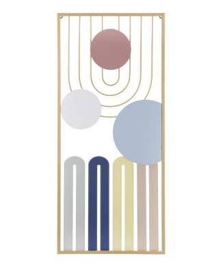 PANNEAU MURAL COLORÉ -A-