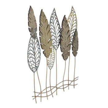 FEUILLES EN FER ET PANNEAUX DE BOIS -C-