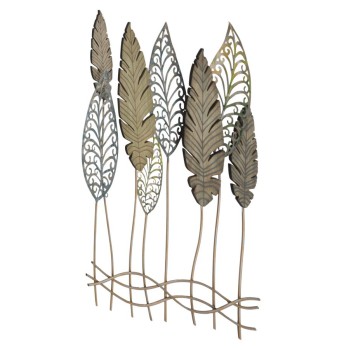 FEUILLES EN FER ET PANNEAUX DE BOIS -C-