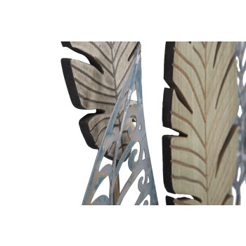 FEUILLES EN FER ET PANNEAUX DE BOIS -C-