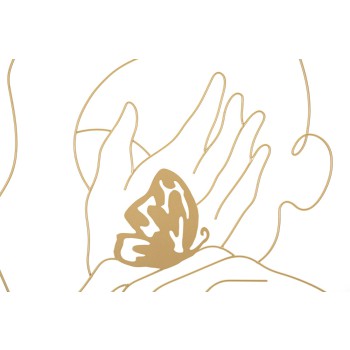 PANNEAU DE FER MAINS SUR LE VISAGE