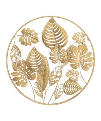 PANNEAU ROND EN FER JUNGLE