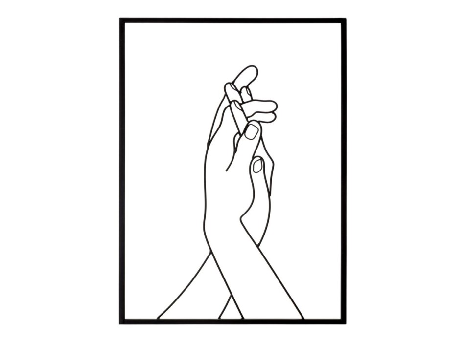 PANNEAU EN FER SIMPLY HANDS