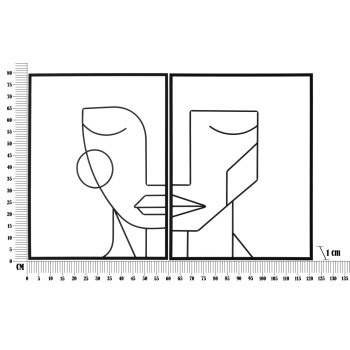 PAIRE DE PANNEAUX TRIBAL SIMPLY FER