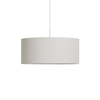 Abat-jour de plafond Niani en coton ivoire, Ø 60 cm