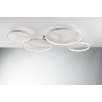 Plafonnier LED blanc Fredy 60 W 8000 lm 95 x 61 x 6,1 cm
