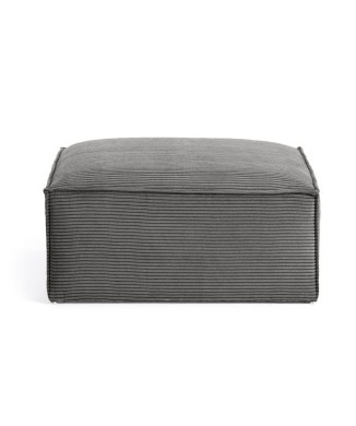 Repose-pieds en velours côtelé Blok