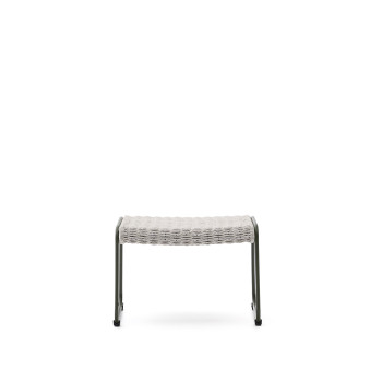 Repose-pieds Maurina en acier galvanisé