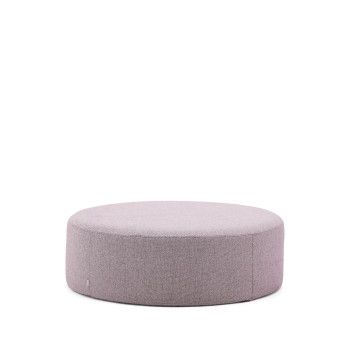 Repose-pieds Kaeli déhoussable, violet, Ø120 cm