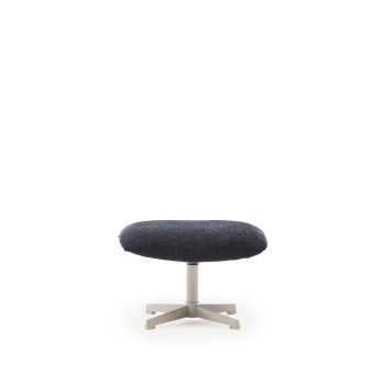 Repose-pieds en chenille Teryl