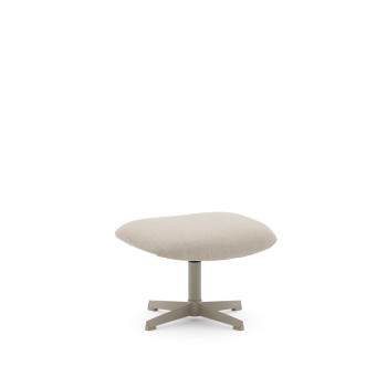 Repose-pieds en chenille Teryl