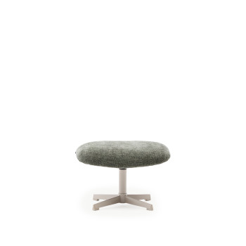 Repose-pieds en chenille Teryl