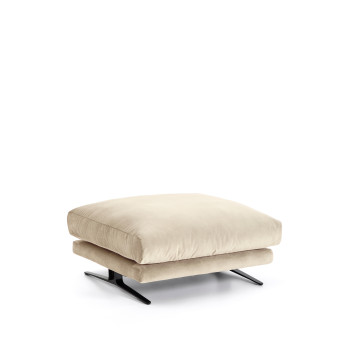 Repose-pieds en velours Veliro
